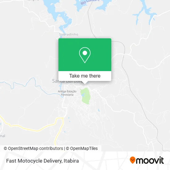 Fast Motocycle Delivery map