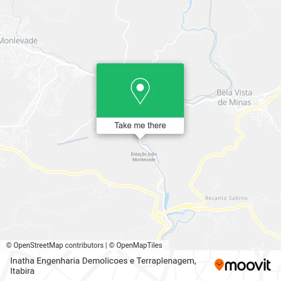 Inatha Engenharia Demolicoes e Terraplenagem map