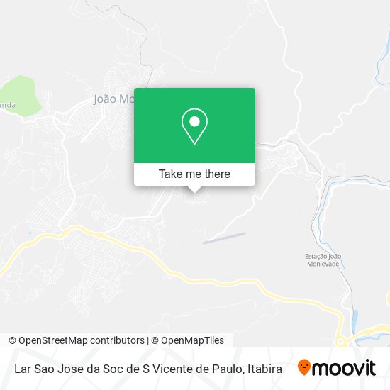 Mapa Lar Sao Jose da Soc de S Vicente de Paulo