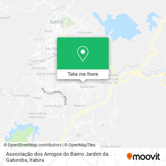 Associação dos Amigos do Bairro Jardim da Gabiroba map