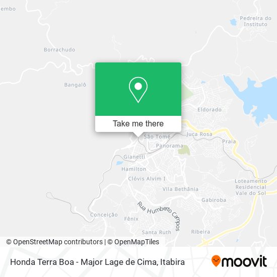 Honda Terra Boa - Major Lage de Cima map