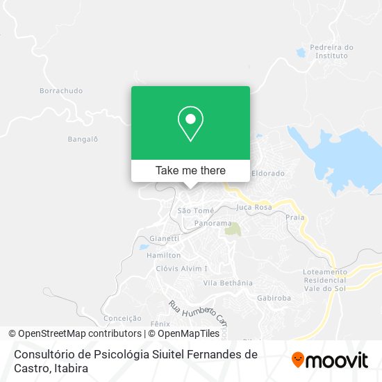 Consultório de Psicológia Siuitel Fernandes de Castro map