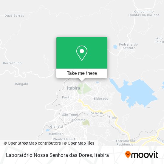 Laboratório Nossa Senhora das Dores map