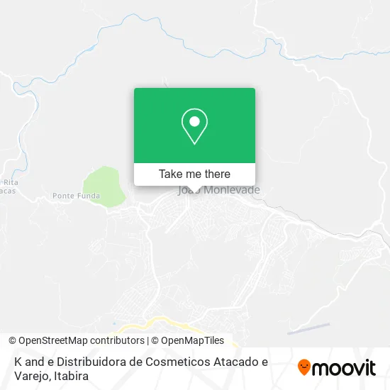 K and e Distribuidora de Cosmeticos Atacado e Varejo map