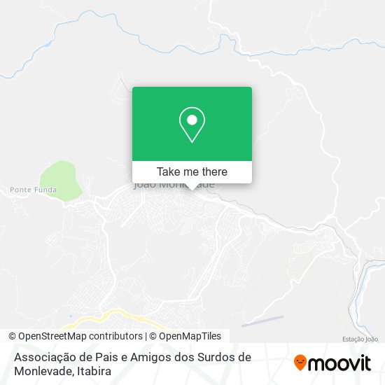 Associação de Pais e Amigos dos Surdos de Monlevade map