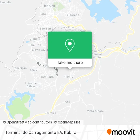 Terminal de Carregamento EV map