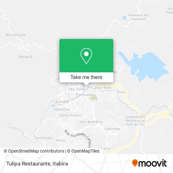 Tulipa Restaurante map