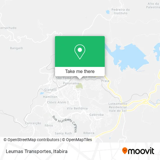 Leumas Transportes map