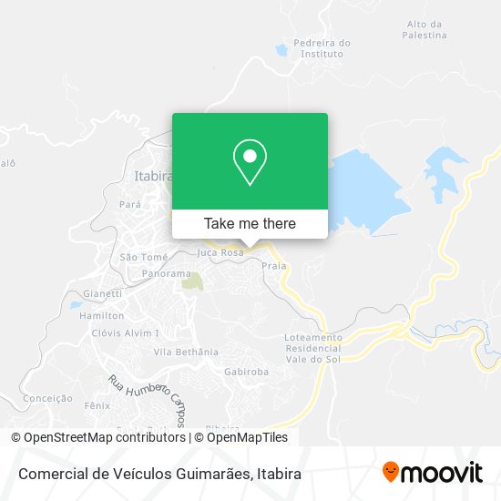 Comercial de Veículos Guimarães map