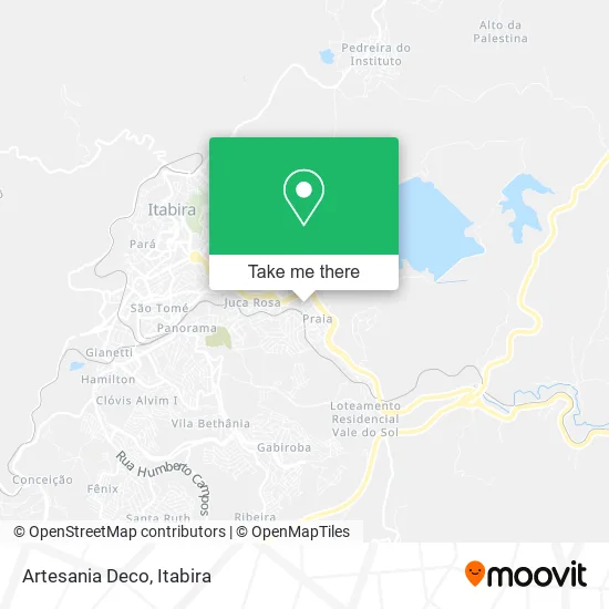 Artesania Deco map