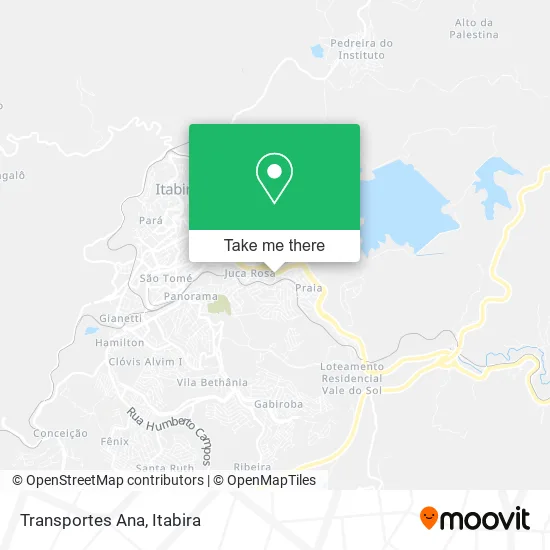 Transportes Ana map