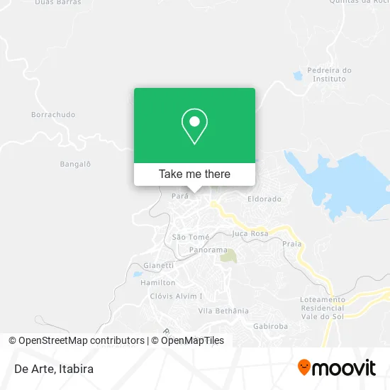 De Arte map
