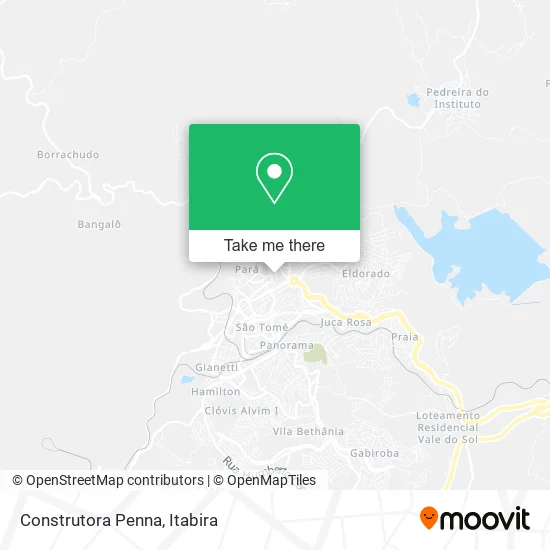 Construtora Penna map