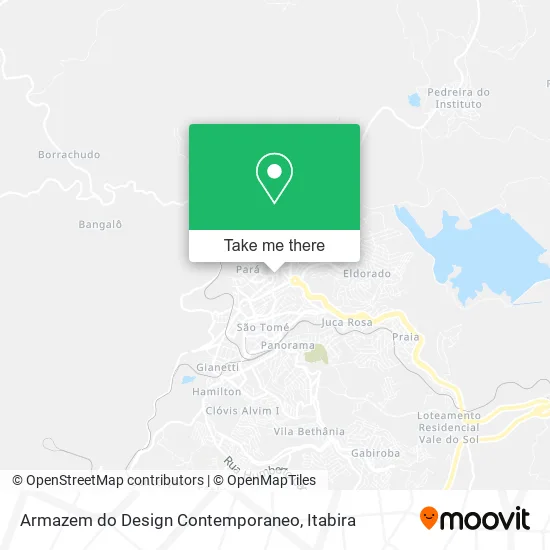 Armazem do Design Contemporaneo map