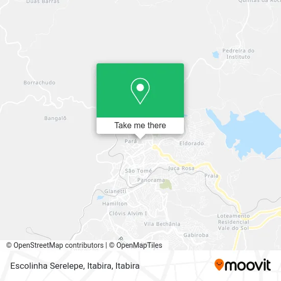 Escolinha Serelepe, Itabira map