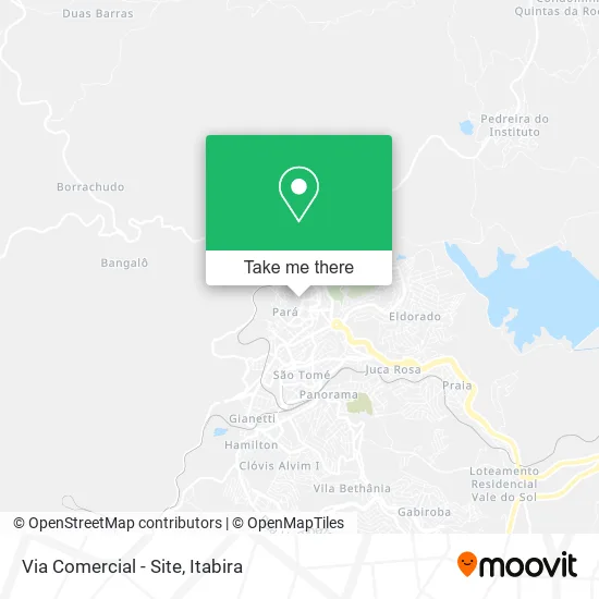 Via Comercial - Site map