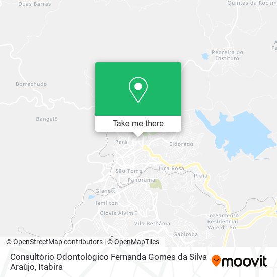 Mapa Consultório Odontológico Fernanda Gomes da Silva Araújo