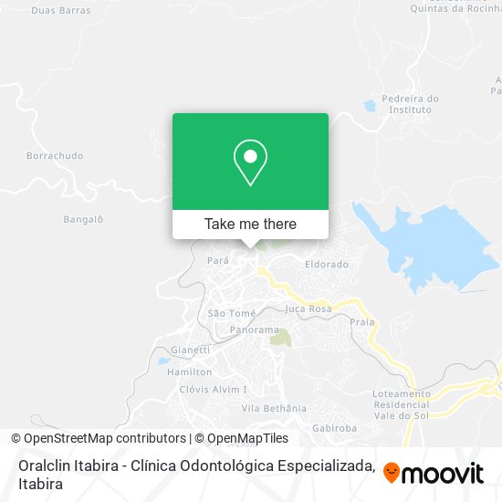 Mapa Oralclin Itabira - Clínica Odontológica Especializada