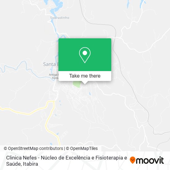 Clinica Nefes - Núcleo de Excelência e Fisioterapia e Saúde map