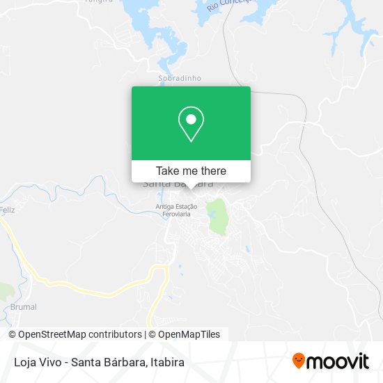 Mapa Loja Vivo - Santa Bárbara