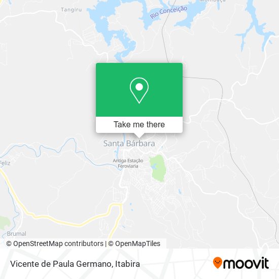 Vicente de Paula Germano map