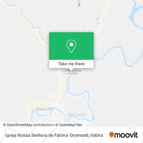 Igreja Nossa Senhora de Fátima -Drumond map