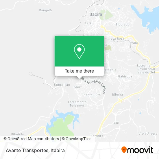 Avante Transportes map