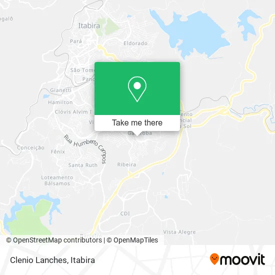 Clenio Lanches map