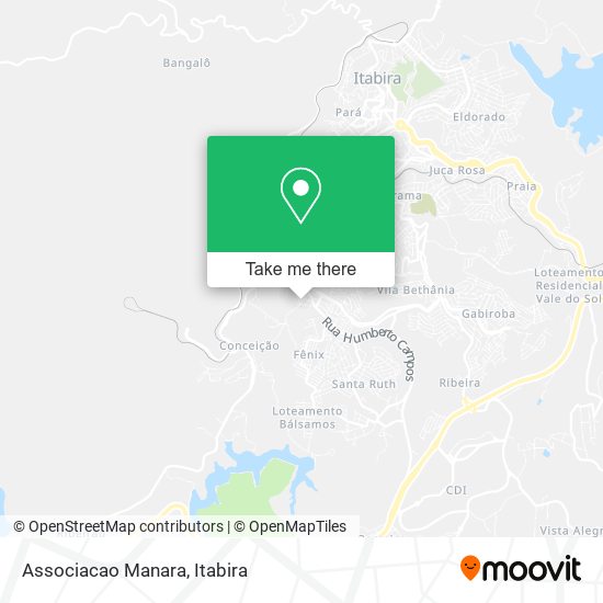 Associacao Manara map