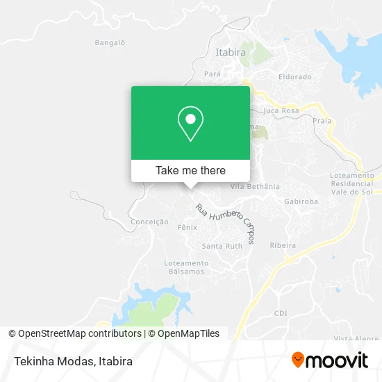 Tekinha Modas map