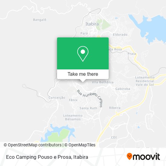 Eco Camping Pouso e Prosa map