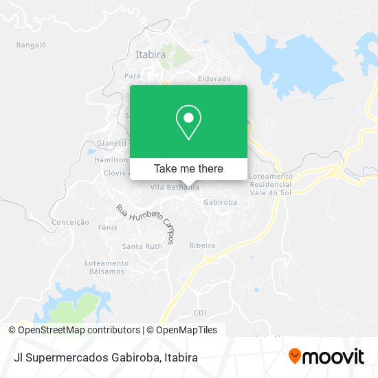 Jl Supermercados Gabiroba map