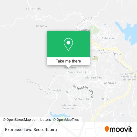 Expresso Lava Seco map