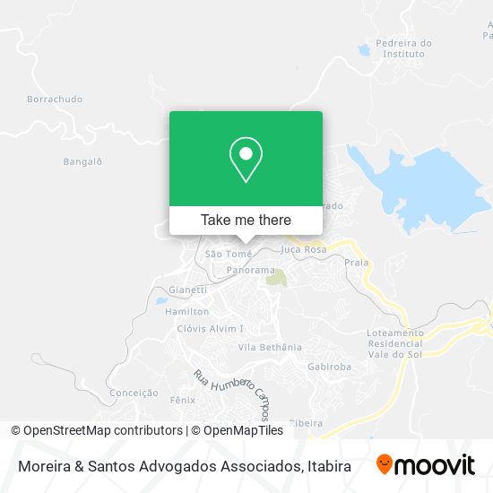 Moreira & Santos Advogados Associados map