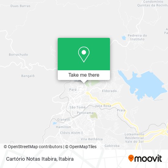 Cartório Notas Itabira map