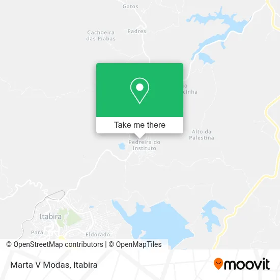 Marta V Modas map