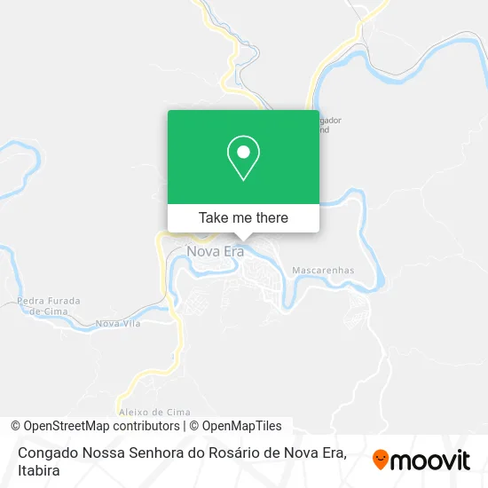 Congado Nossa Senhora do Rosário de Nova Era map