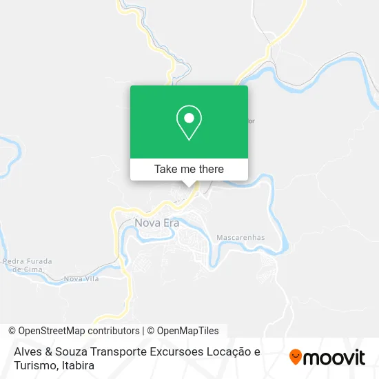Alves & Souza Transporte Excursoes Locação e Turismo map