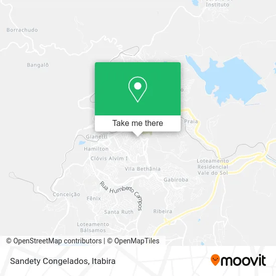 Sandety Congelados map