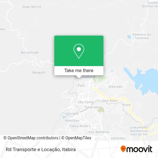 Rd Transporte e Locação map