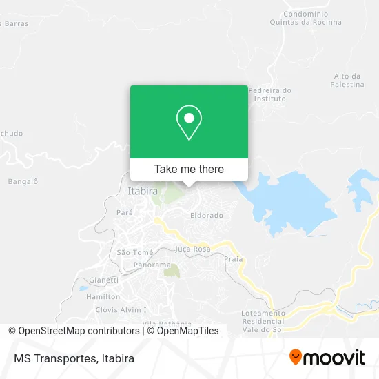 MS Transportes map