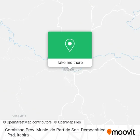 Comissao Prov. Munic. do Partido Soc. Democrático - Psd map