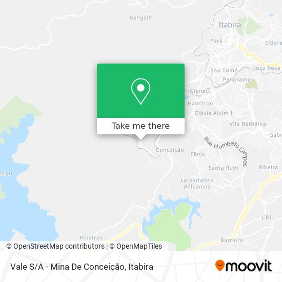 Vale S/A - Mina De Conceição map