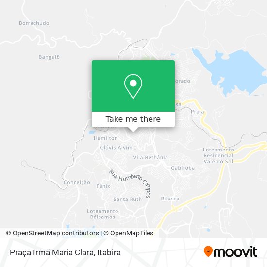 Praça Irmã Maria Clara map