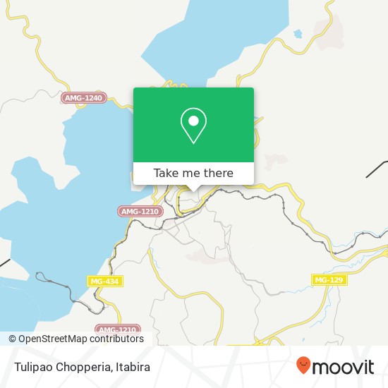 Mapa Tulipao Chopperia, Rua Itambé, 122 Itabira Itabira-MG 35900-215