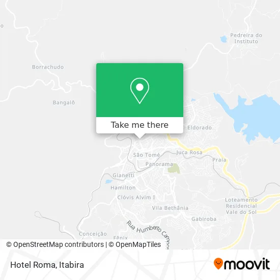 Hotel Roma map