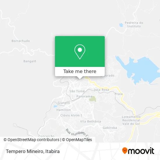 Tempero Mineiro map