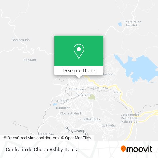 Confraria do Chopp Ashby map