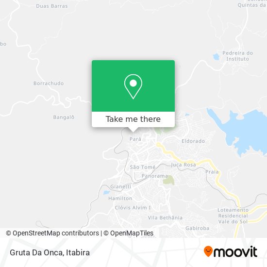 Mapa Gruta Da Onca