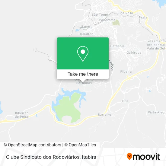 Clube Sindicato dos Rodoviários map